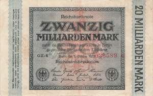 20 Milliarden Mark ro.115h OH